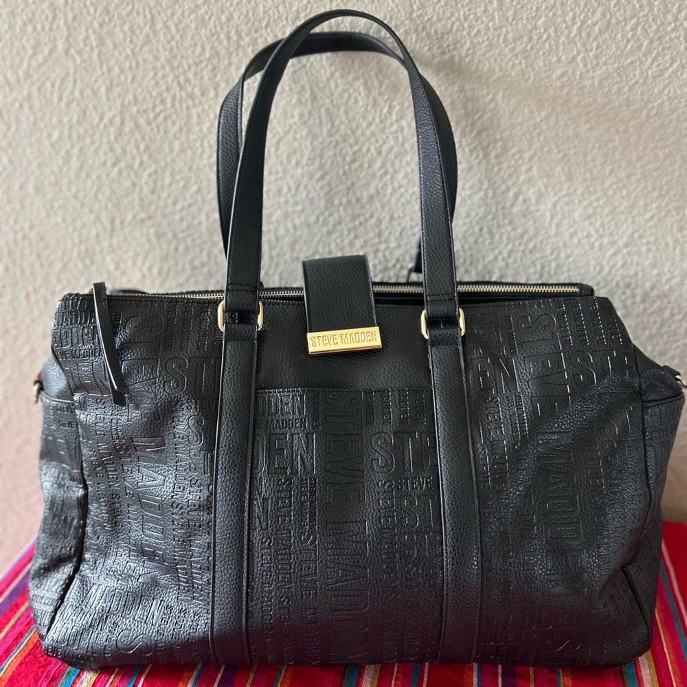 Steve Madden Black Weekend Tote
